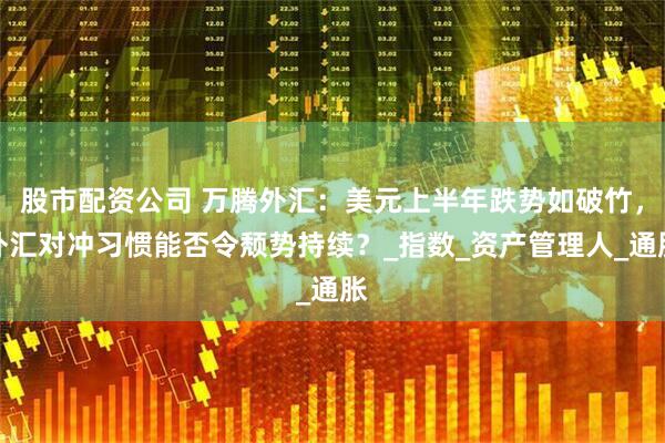 股市配资公司 万腾外汇：美元上半年跌势如破竹，外汇对冲习惯能否令颓势持续？_指数_资产管理人_通胀